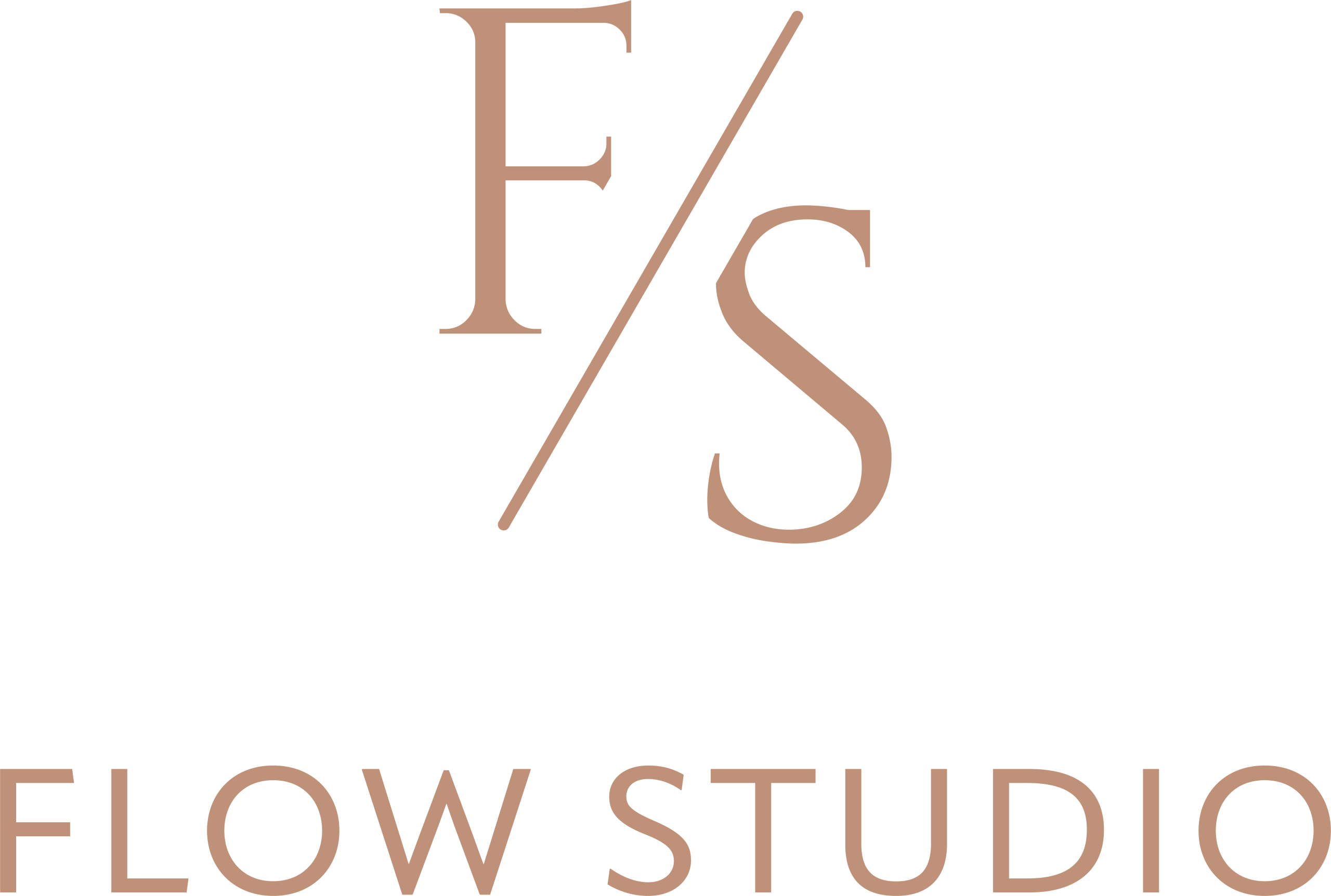 Logo Flow Studio bruin